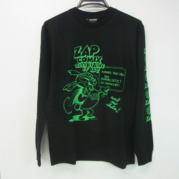 実際に弊社で買取させて頂いたCOOTIE/クーティー プリント半袖Tシャツ ZAP COMIX ブラック S