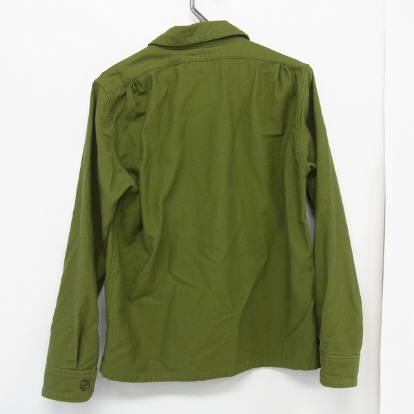 実際に弊社で買取させて頂いたCRIMIE/クライミー ミリタリーシャツジャケット オリーブ Sの画像 1枚目