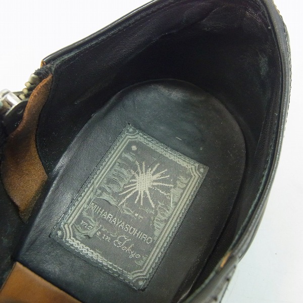 実際に弊社で買取させて頂いたMIHARA YASUHIRO/ミハラヤスヒロ 炙り出しサイドジップシューズ/26の画像 4枚目