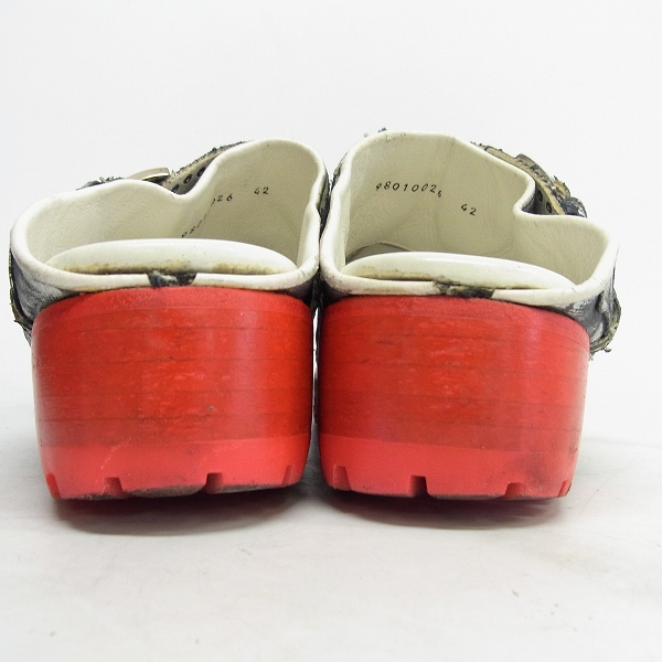 実際に弊社で買取させて頂いたHIROMU TAKAHARA/ヒロムタカハラ 定価16万↑ クラッシュディアコーティングミュール/98010026/42の画像 1枚目