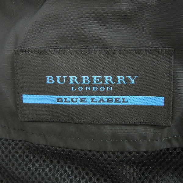 実際に弊社で買取させて頂いたBURBERRY BLUE LABEL/バーバリーブルーレーベル ナイロン プルオーバー ジャケット/Mの画像 2枚目