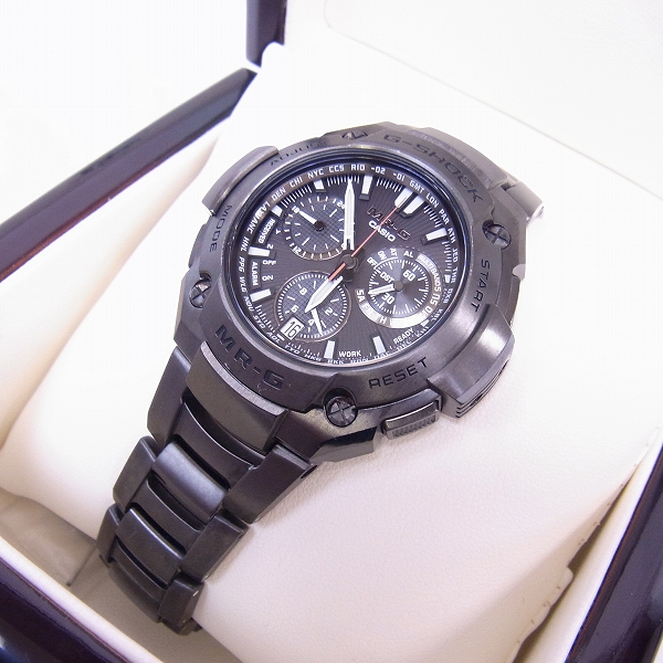 実際に弊社で買取させて頂いたG-SHOCK/Gショック MR-G クロノグラフ 電波ソーラー チタン MRG-8000B-1AJF