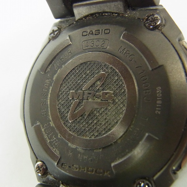 実際に弊社で買取させて頂いた【難有り】G-SHOCK/Gショック フルメタルクロノグラフ MR-G タフソーラー MRG-7100BJ-1AJFの画像 3枚目