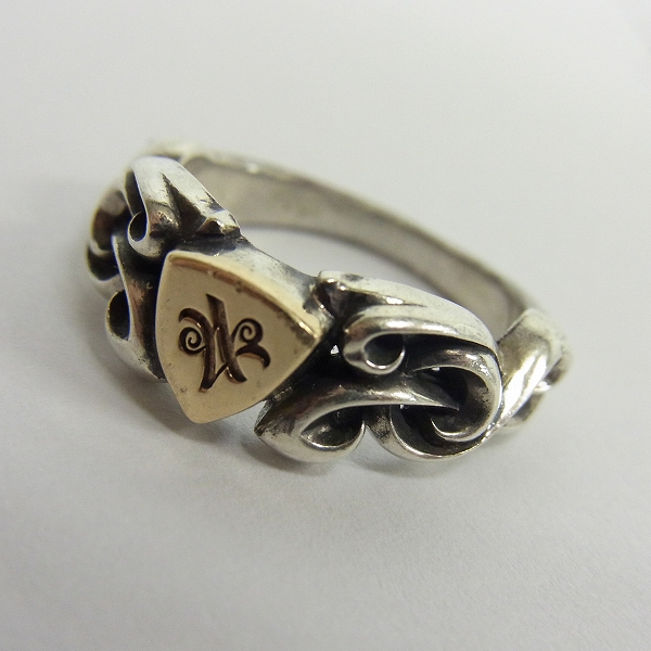 実際に弊社で買取させて頂いたDEAL DESIGN/ディールデザイン K10 ジークレフ リング 9号