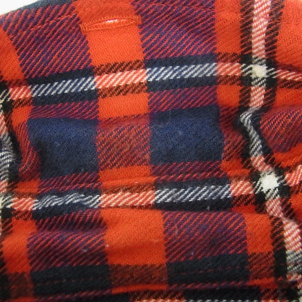 実際に弊社で買取させて頂いたuniform experiment/ユニフォームエクスペリメント バックプリント チェック フランネルシャツ/2の画像 4枚目