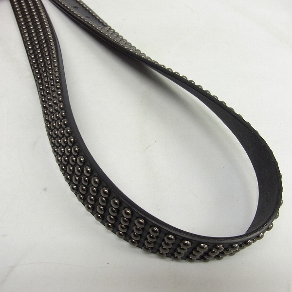 実際に弊社で買取させて頂いたDIESEL BLACK GOLD/ディーゼルブラックゴールド スタッズ ベルト 85の画像 2枚目
