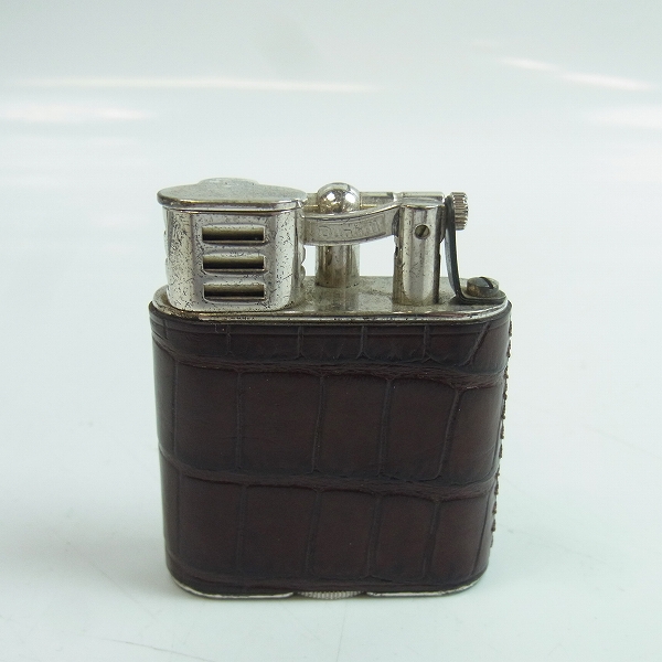 実際に弊社で買取させて頂いたdunhill/ダンヒル UNIQUE/ユニーク ガスライター 革巻きの画像 1枚目