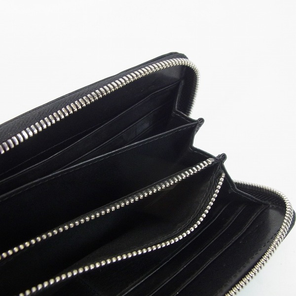 実際に弊社で買取させて頂いたDIESEL/ディーゼル スタッズ ラウンドファスナーウォレット/財布の画像 4枚目