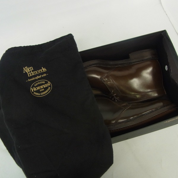 実際に弊社で買取させて頂いたAllen Edmonds/アレンエドモンズ DUNDEE/ダンディ CORDOVAN/コードバン 3621/9D の画像 8枚目