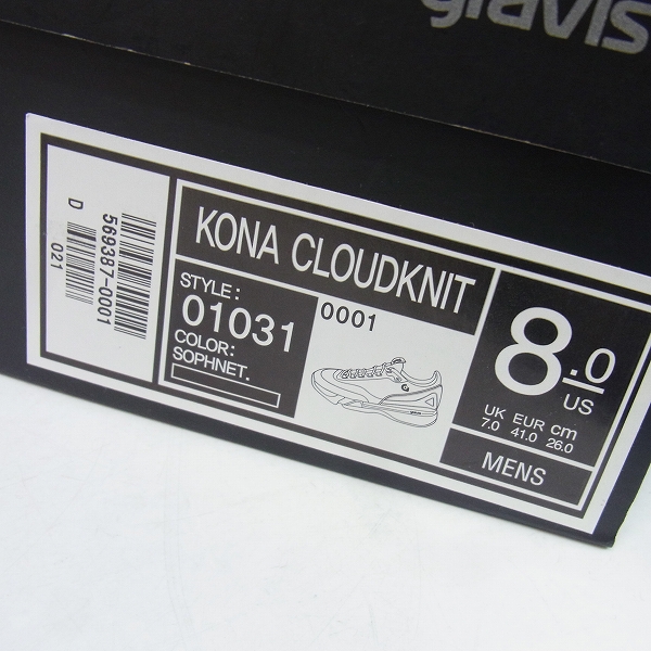 実際に弊社で買取させて頂いたgravis×SOPHNET グラヴィス/ソフ KONA CLOUDKNIT コナクラウドニット 01031/26の画像 9枚目