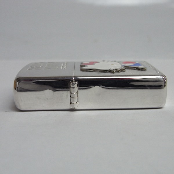 実際に弊社で買取させて頂いたZippo/ジッポー サンリオ HELLO KITTY/ハローキティ HKL Z 1 メタル貼り 2009年製の画像 3枚目