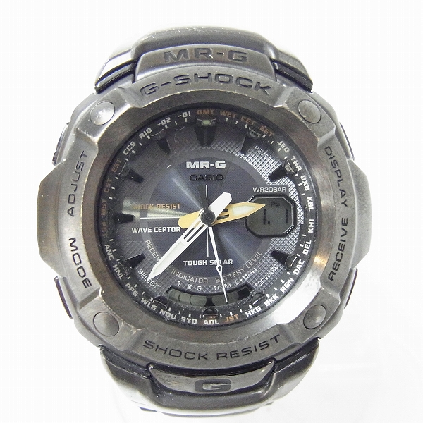 実際に弊社で買取させて頂いた【ジャンク】G-SHOCK/Gショック MR-G 電波/ソーラー メタルバンド/MRG-3000DJ-1AJF 【動作未確認】