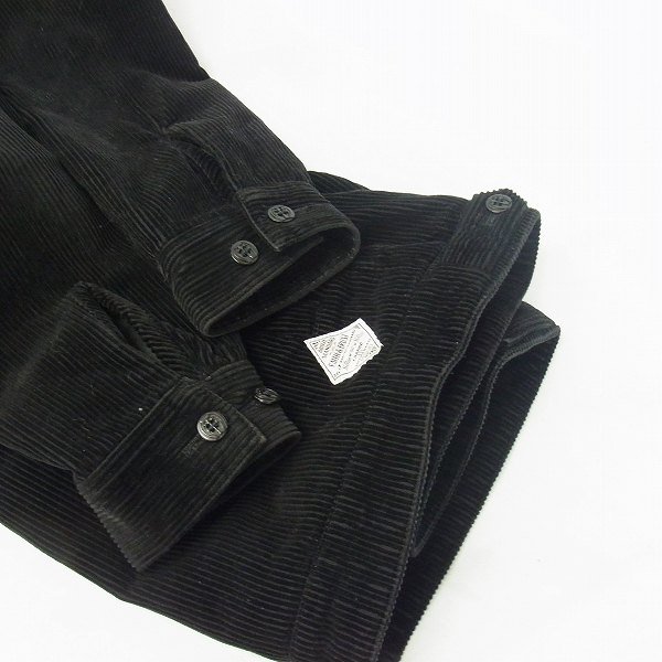 実際に弊社で買取させて頂いたCRIMIE/クライミー コーデュロイ ジャケット ブラック Mの画像 6枚目