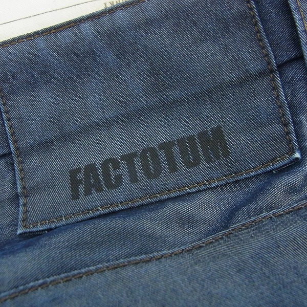 実際に弊社で買取させて頂いたFACTOTUM/ファクトタム STRAIGHT FITTING テンセル ストレートパンツ/29の画像 3枚目