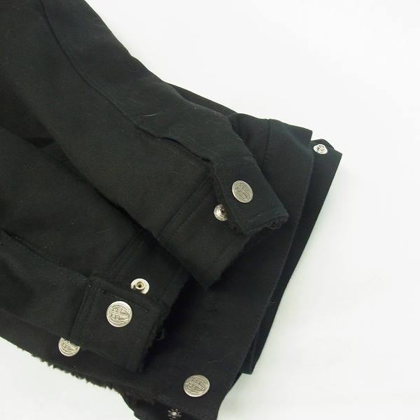実際に弊社で買取させて頂いたCRIMIE/クライミー 裏ボア ジャケット ブラック Sの画像 5枚目