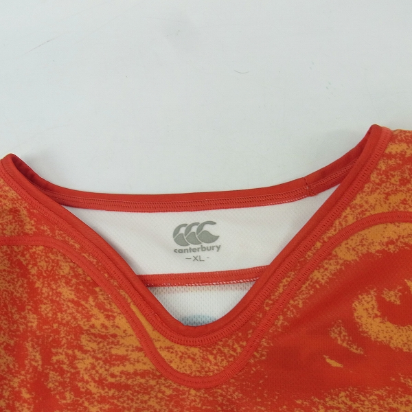 実際に弊社で買取させて頂いたCANTERBURY/カンタベリー SUNWOLVES/サンウルブズ レプリカユニフォーム/ホーム ジャージー/RG36066の画像 5枚目