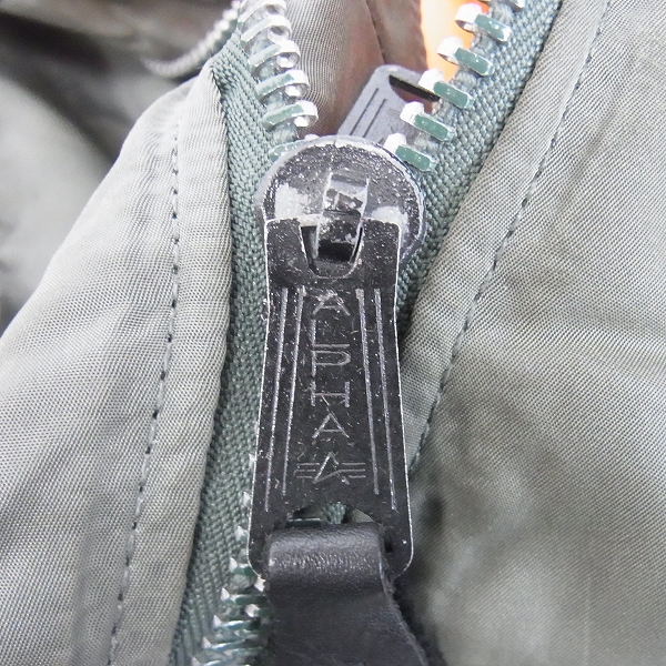 実際に弊社で買取させて頂いたGOODENOUGH×MOREABOUTLESS×NGAP MA-1 フライトジャケット/Mの画像 6枚目