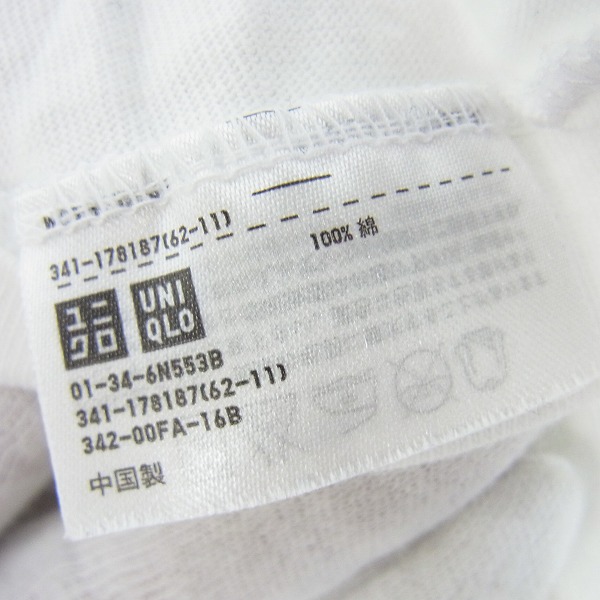 実際に弊社で買取させて頂いたUNIQLO×KAWS/ユニクロ×カウズ ポケット Tシャツ /XLの画像 3枚目