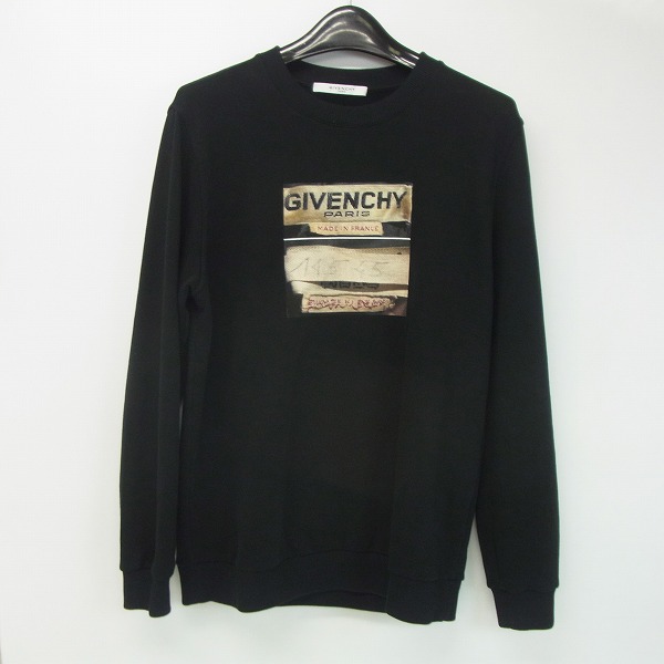 実際に弊社で買取させて頂いたGIVENCHY/ジバンシー 17SS ロゴプリントトレーナー/スウェット S