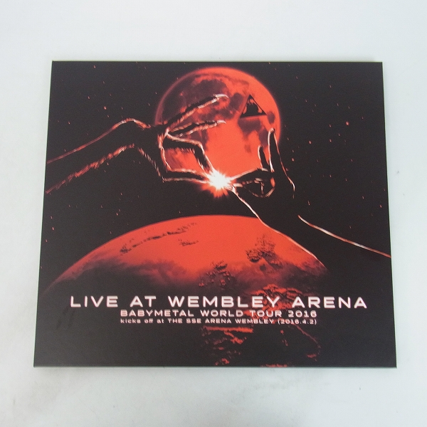 実際に弊社で買取させて頂いたBABYMETAL/ベビーメタル LIVE AT WEMBLEY BABYMETAL WORLD TOUR 2016【動作未確認】の画像 1枚目