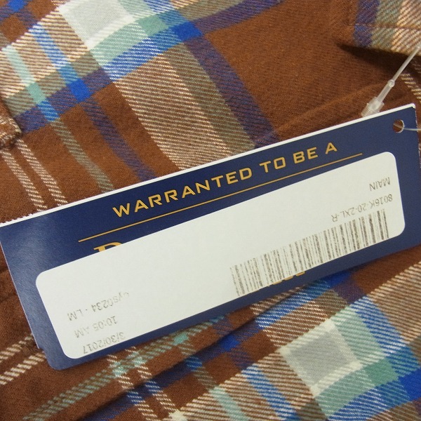 実際に弊社で買取させて頂いた【未使用】PENDLETON/ペンドルトン チェックシャツ XXLの画像 5枚目