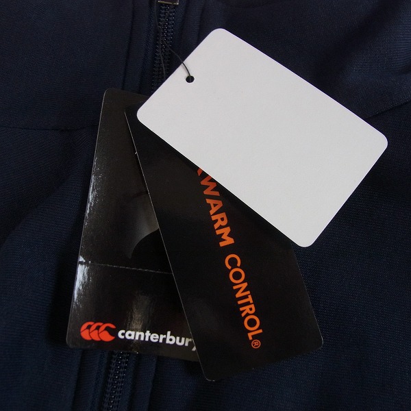 実際に弊社で買取させて頂いた【未使用】CANTERBURY/カンタベリー トレーニングスウェット ジャケット パンツ ネイビー 2点セットの画像 3枚目