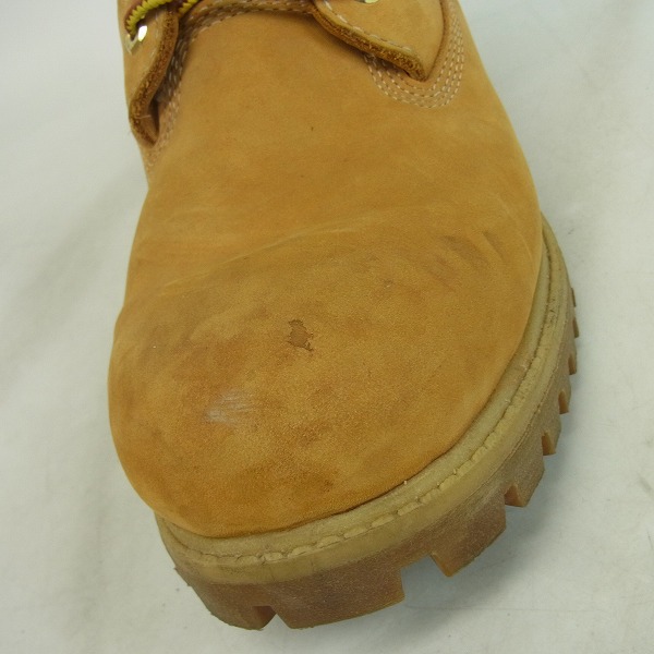 実際に弊社で買取させて頂いたTimberland×STUSSY/ティンバーランド×ステューシー レザー ブーツ 6129A/27の画像 6枚目