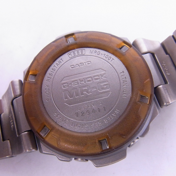 実際に弊社で買取させて頂いたG-SHOCK/Gショック メタルバンド MR-G 腕時計 MRG-100T-8【動作未確認】の画像 3枚目
