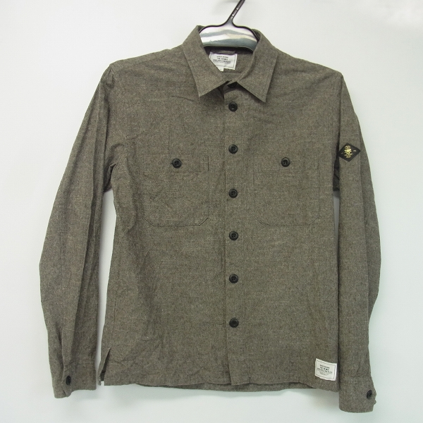 実際に弊社で買取させて頂いたCRIMIE/クライミー 長袖ワークシャツ ブラウン S