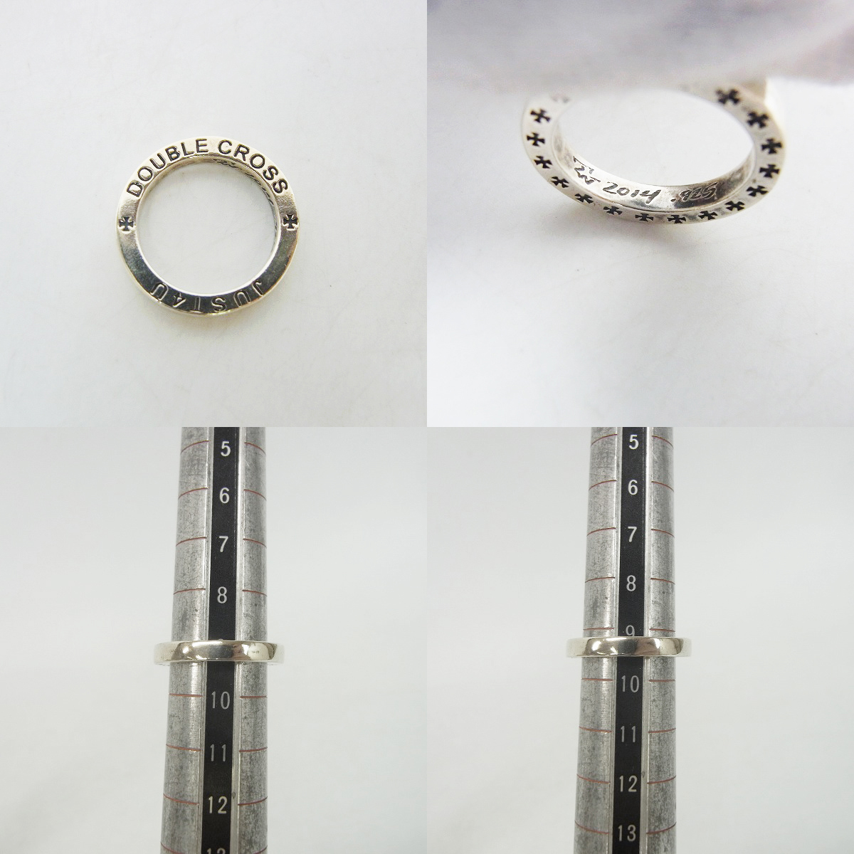 実際に弊社で買取させて頂いたTRAVIS WALKER/トラヴィスワーカー ネックレスチェーン/スペーサーリング JUST4U 2点セットの画像 2枚目