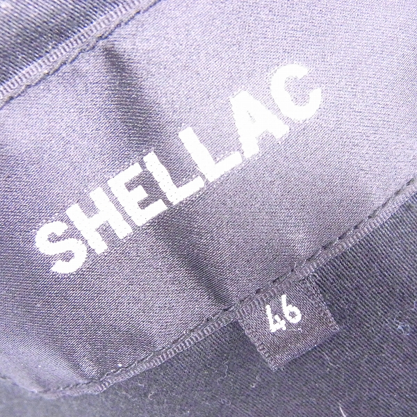 実際に弊社で買取させて頂いたSHELLAC/シェラック カウレザー シングル ライダースジャケット/46の画像 2枚目