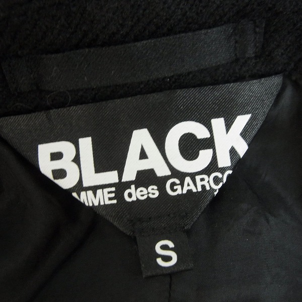 実際に弊社で買取させて頂いたBLACK COMME des GARCONS/ブラック コムデ・ギャルソン ベルト付きジャケット/Sの画像 2枚目