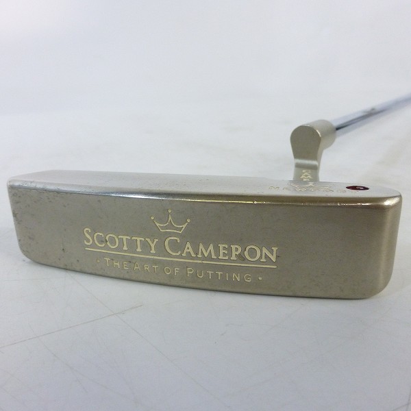 実際に弊社で買取させて頂いた★SCOTTY CAMERON/スコッティ・キャメロン パター THE ART OF PATTING 34.125インチ シングルドット