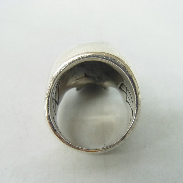 実際に弊社で買取させて頂いたCRAZY PIG/クレイジーピッグ スモールエビルスカルリング/21.5号の画像 3枚目