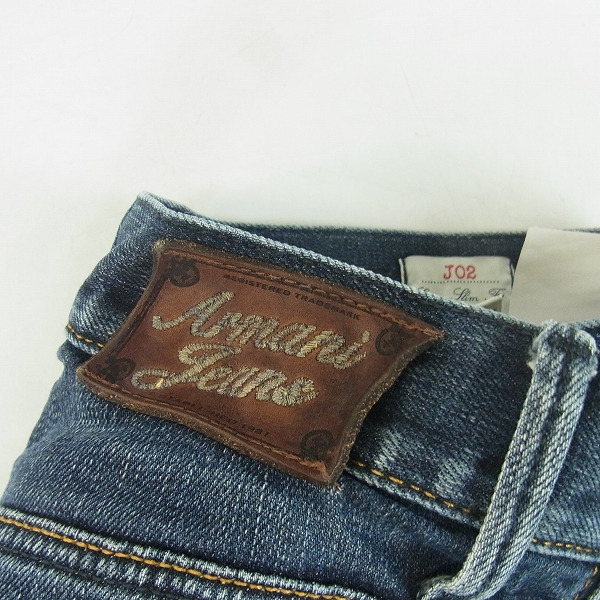 実際に弊社で買取させて頂いたARMANI JEANS/アルマーニジーンズ ボタンフライ デニムパンツ/30 2点セット の画像 4枚目
