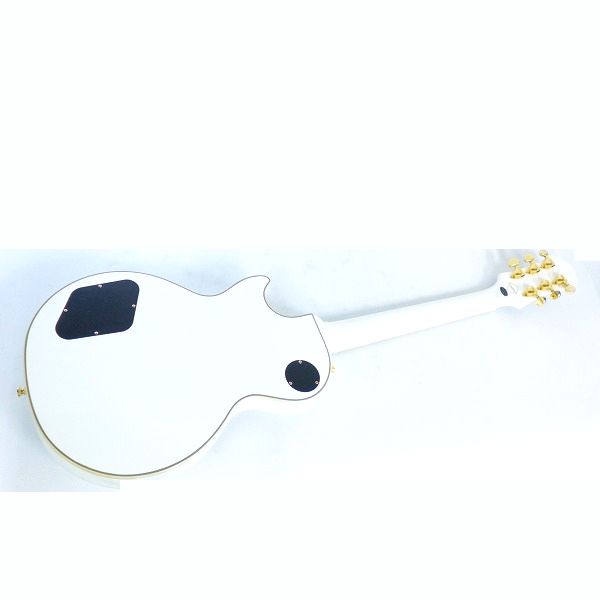 実際に弊社で買取させて頂いた★Epiphone/エピフォン Les Paul Custom Pro/レスポール カスタム プロ Alpine White/アルパインホワイトの画像 6枚目