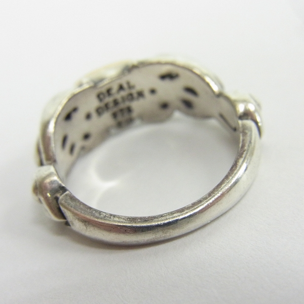 実際に弊社で買取させて頂いたDEAL DESIGN/ディールデザイン K10 ジークレフ リング 9号の画像 1枚目