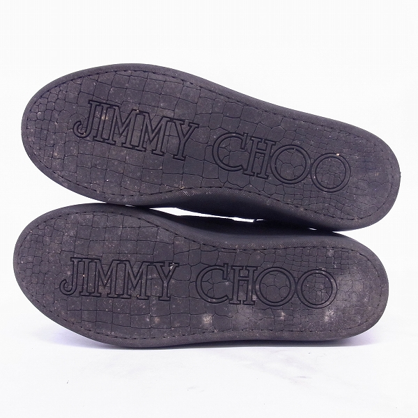 実際に弊社で買取させて頂いたJIMMY CHOO/ジミーチュウ ヌバック ハイカットスニーカー 42の画像 2枚目