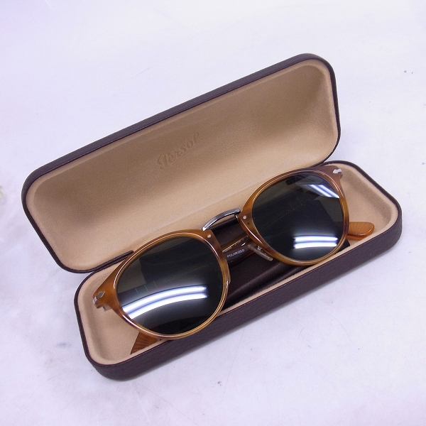 実際に弊社で買取させて頂いたPersol/ペルソール TYPEWRITER Polarized サングラス/3108-S 960/S3の画像 8枚目