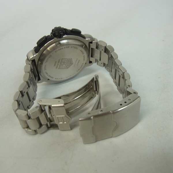 実際に弊社で買取させて頂いたTAG HEUER/タグホイヤー Formula 1/フォーミュラ1 クロノグラフ 腕時計 CAC1110-0【動作未確認】の画像 2枚目
