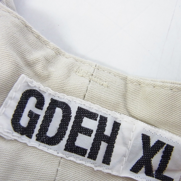 実際に弊社で買取させて頂いたGOODENOUGH/GDEH/グッドイナフ コットン テーパードパンツ ベージュ/XLの画像 2枚目