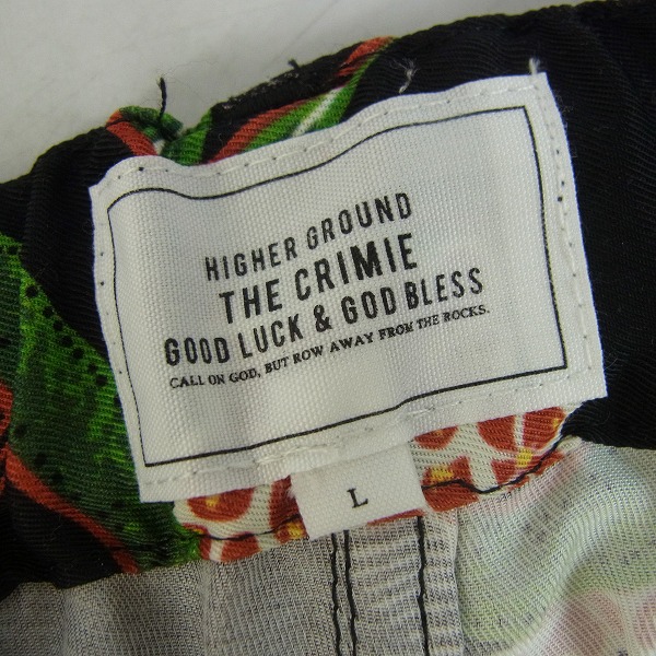 実際に弊社で買取させて頂いたCRIMIE/クライミー ALOHA/アロハ ROB SHORTS ハーフパンツ/Lの画像 3枚目