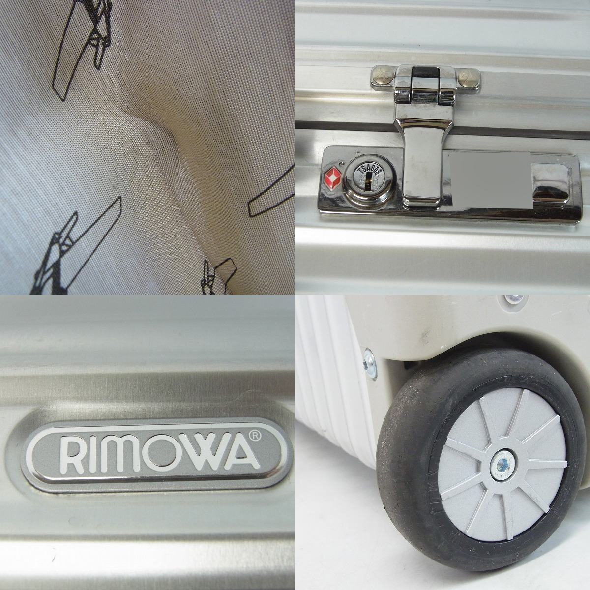 実際に弊社で買取させて頂いたRIMOWA/リモワ CLASSIC FLIGHT/クラシックフライト スーツケース 971.52.00.2の画像 4枚目