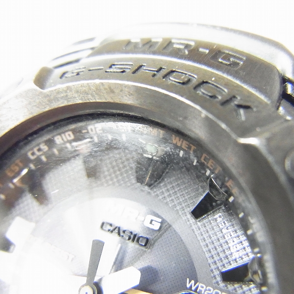 実際に弊社で買取させて頂いた【ジャンク】G-SHOCK/Gショック MR-G 電波/ソーラー メタルバンド/MRG-3000DJ-1AJF 【動作未確認】の画像 5枚目