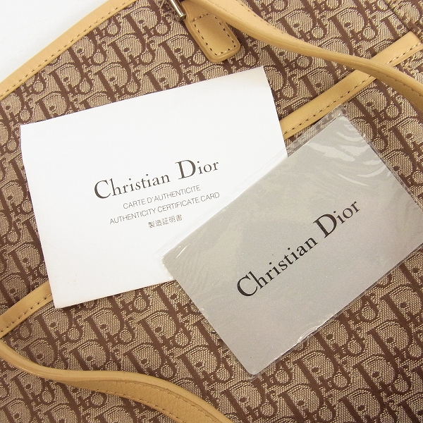 実際に弊社で買取させて頂いたChristian Dior/クリスチャンディオール トロッター トートバッグの画像 7枚目