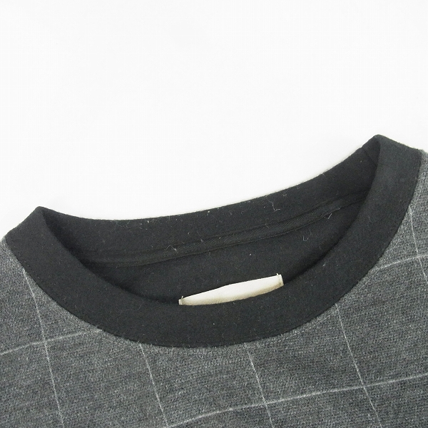 実際に弊社で買取させて頂いたVALLIS by FACTOTUM/ファクトタム ブロックチェック ジャケット/スウェット/パンツ セットアップ/46の画像 7枚目