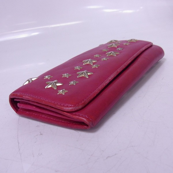 実際に弊社で買取させて頂いたJIMMY CHOO/ジミーチュウ スター スタッズ 長財布の画像 2枚目