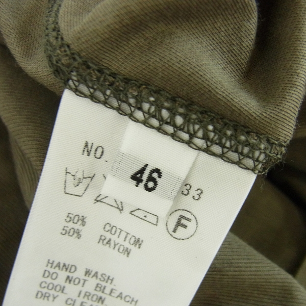 実際に弊社で買取させて頂いた【未使用】FACTOTUM/ファクトタム ヘンリーネック 半袖カットソー/46の画像 3枚目