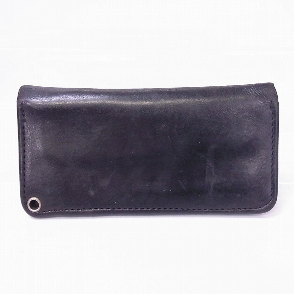 実際に弊社で買取させて頂いたSTOP LIGHT/ストップライト BOOTS LEATHER WALLET LONG WALLET/ロングウォレット クロスコンチョボタンの画像 1枚目