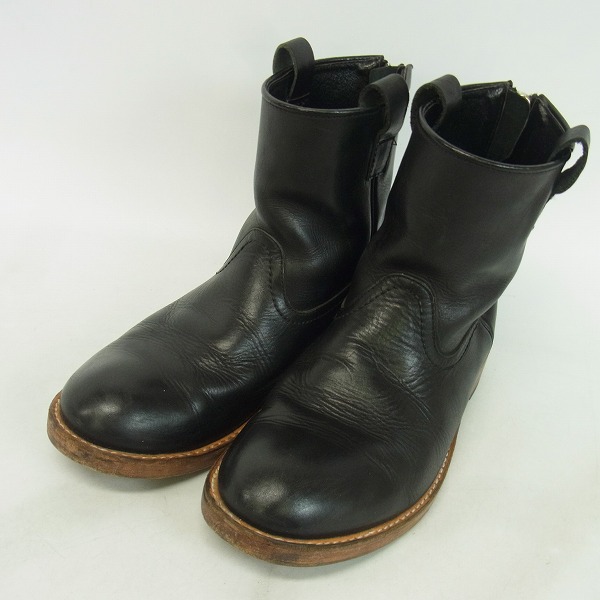 実際に弊社で買取させて頂いたM/エム レザー エンジニア ジップアップ ブーツ/10
